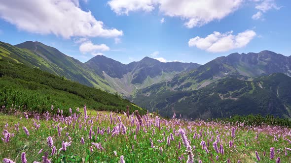 Timelapse Video Panorama of the High Tatras