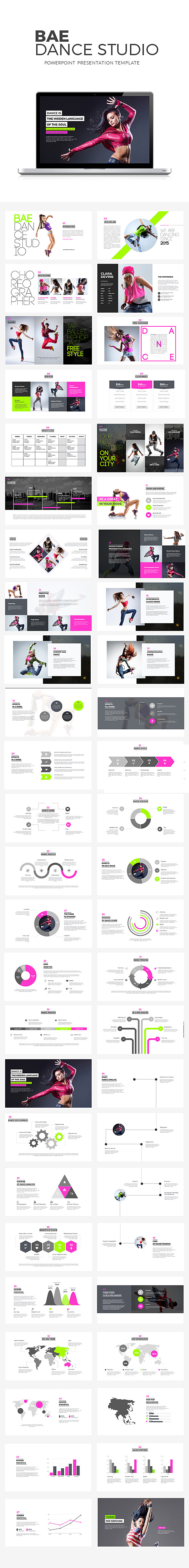 dance powerpoint template
