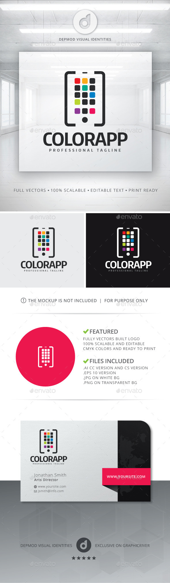 Color App Logo - Objects Logo Templates