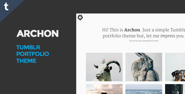 Archon Tumblr Portfolio - ThemeForest 11816252
