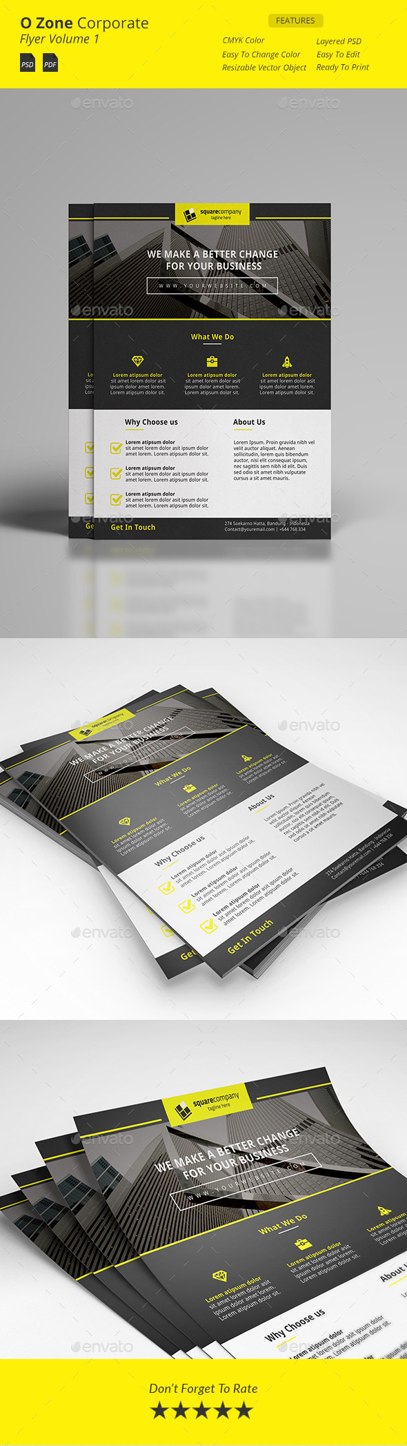 Wan Corporate Flyer - Corporate Business Cards