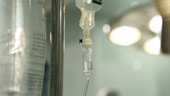 Intravenous Drip And Surgical Light