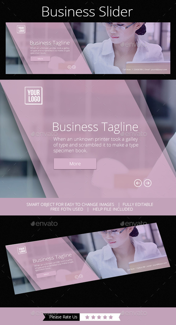 Business Slider - Banners & Ads Web Elements