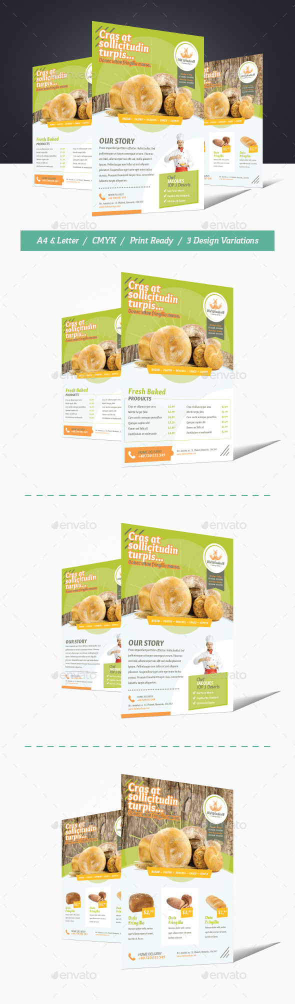 Bakery Shop Flyer - Commerce Flyers
