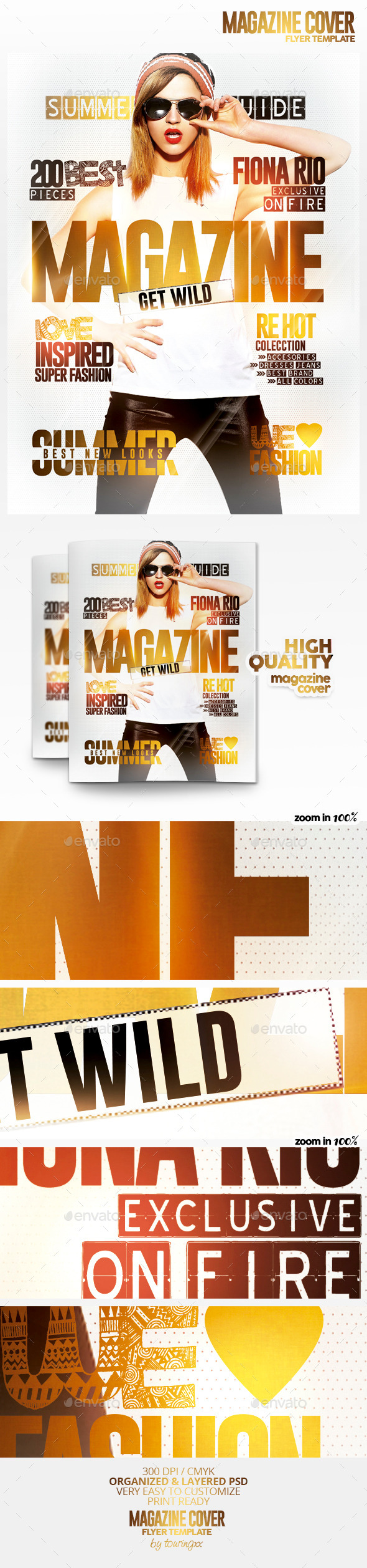Magazine Cover Flyer Template - Events Flyers
