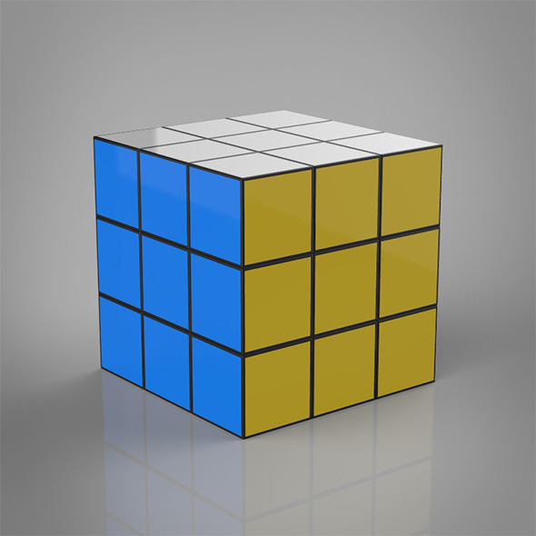 Toy Rubik Cube - 3Docean 11823185