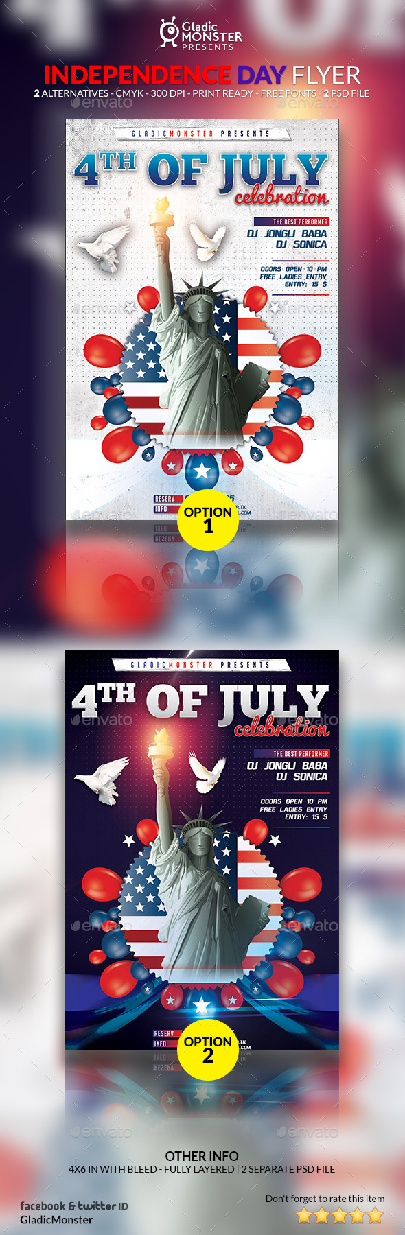 4th of July Independence Day Flyer - Events Flyers