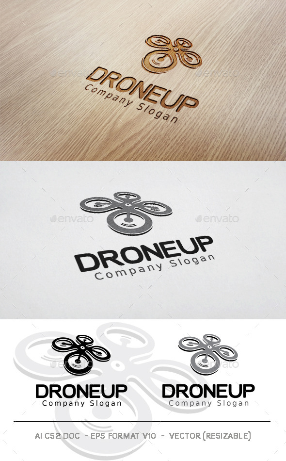 Droneup Logo - Objects Logo Templates
