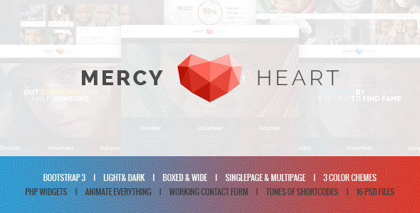 Mercy Heart - ThemeForest 10759998