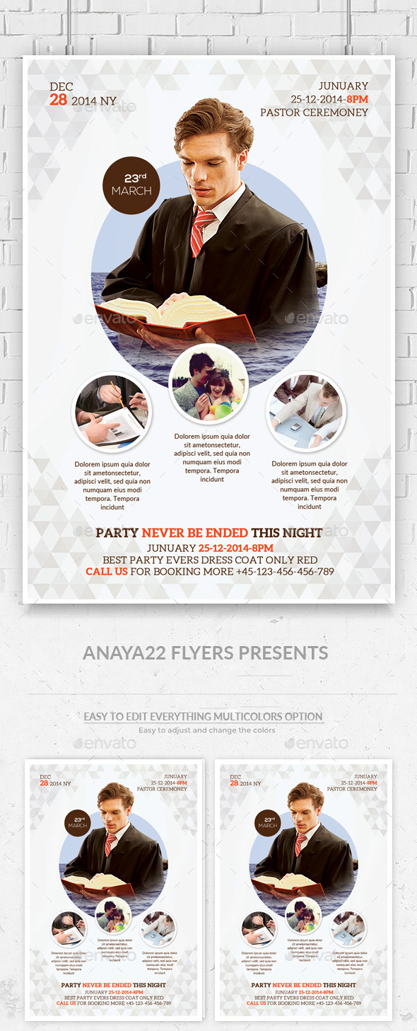 Church Flyer Psd Template - Church Flyers