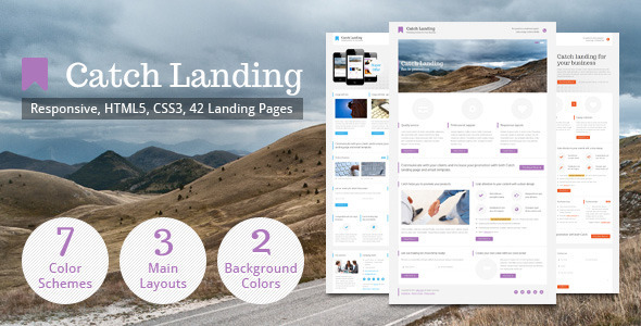 Catch Landing - ThemeForest 3089210