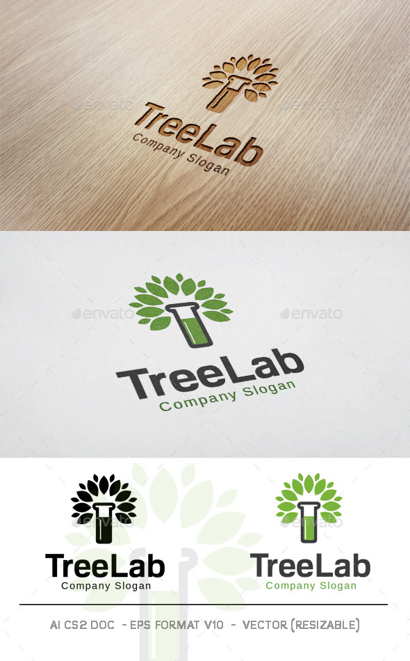 Tree Lab Logo - Symbols Logo Templates