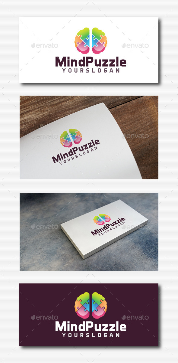 Mind Puzzle Logo - Abstract Logo Templates