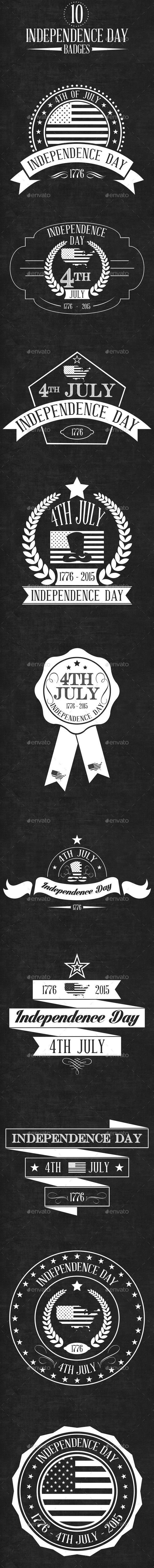 Independence Day Badge - Badges & Stickers Web Elements