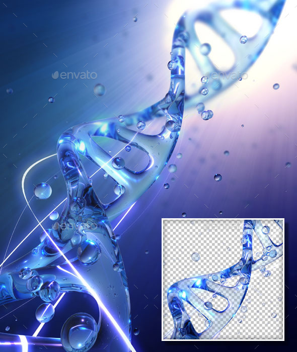 Liquid helix - Abstract 3D Renders