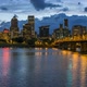Portland Oregon At Dusk, Time Lapse 2 - VideoHive Item for Sale