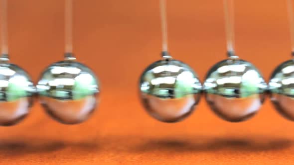 Close Up Of Newton's Cradle 1 alt