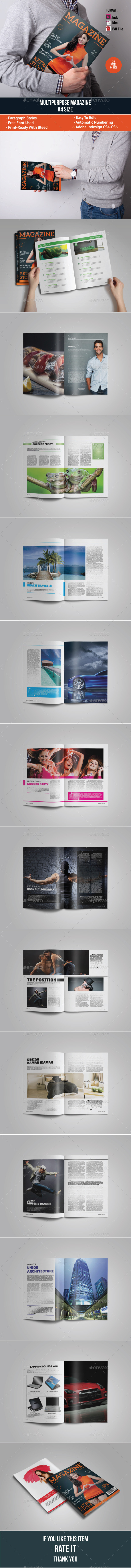 Magazine Template - Magazines Print Templates