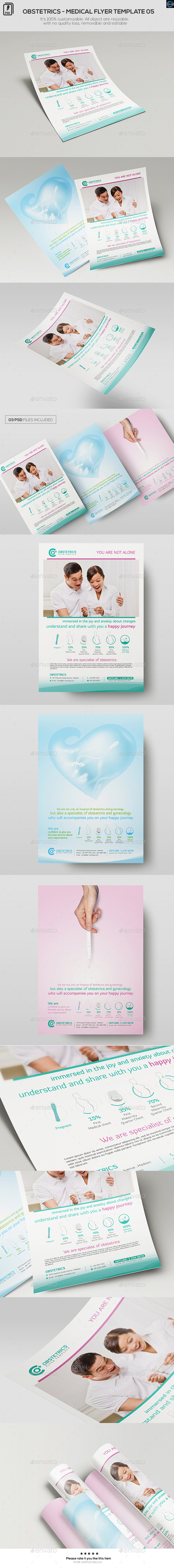 Obstetrics-Medical Flyer Template 05 - Corporate Flyers