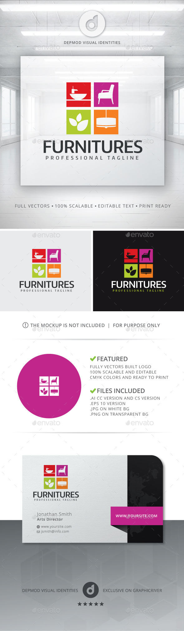 Furnitures Logo - Objects Logo Templates