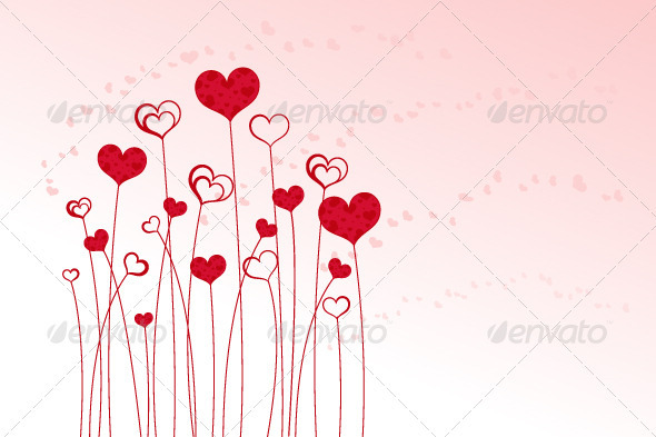 Heart Field - Decorative Vectors