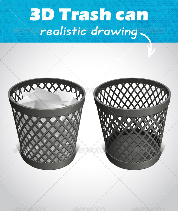 Wastepaper Trash Can