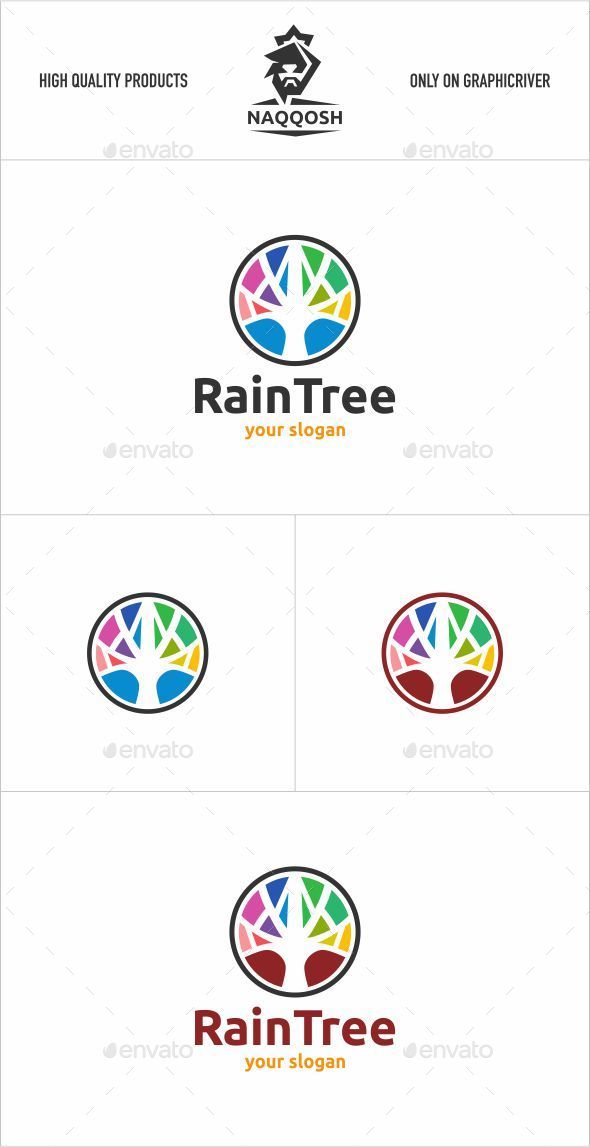 Rain Tree - Nature Logo Templates