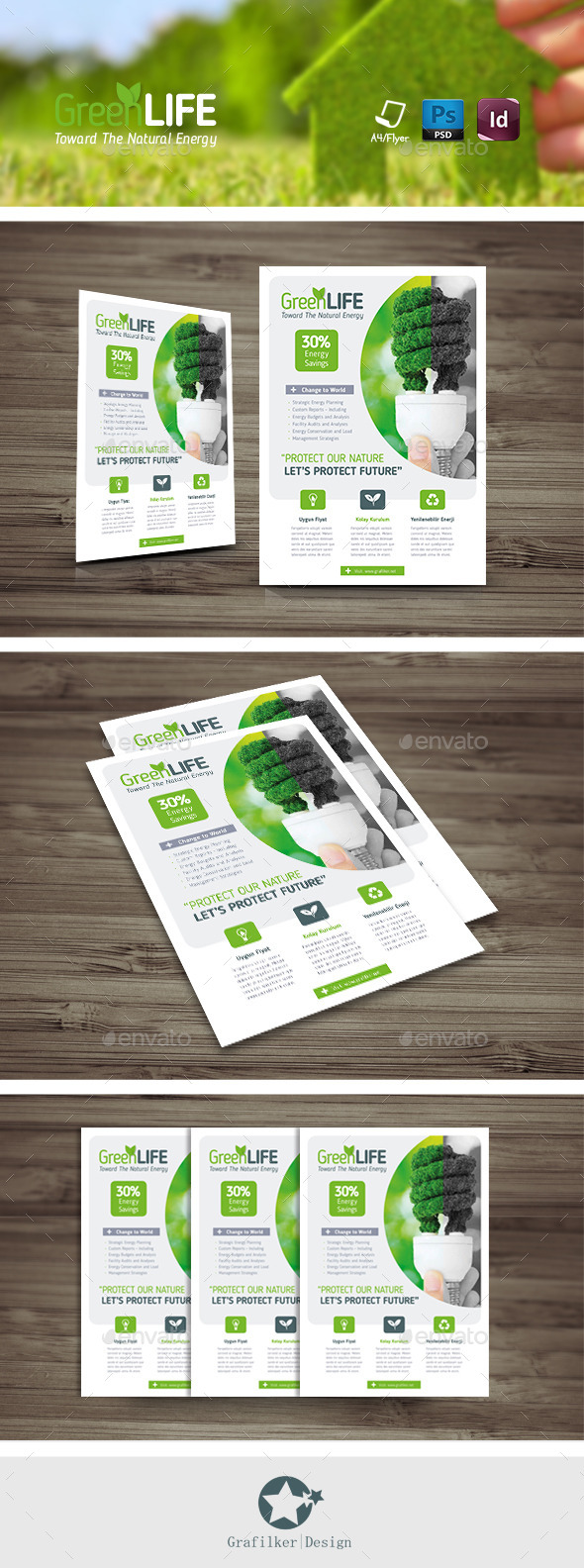 Green Energy Flyer Templates - Corporate Flyers