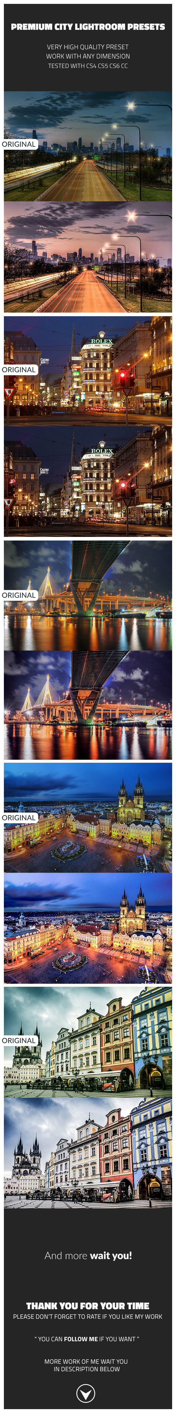Premium City Lightroom Presets - Landscape Lightroom Presets