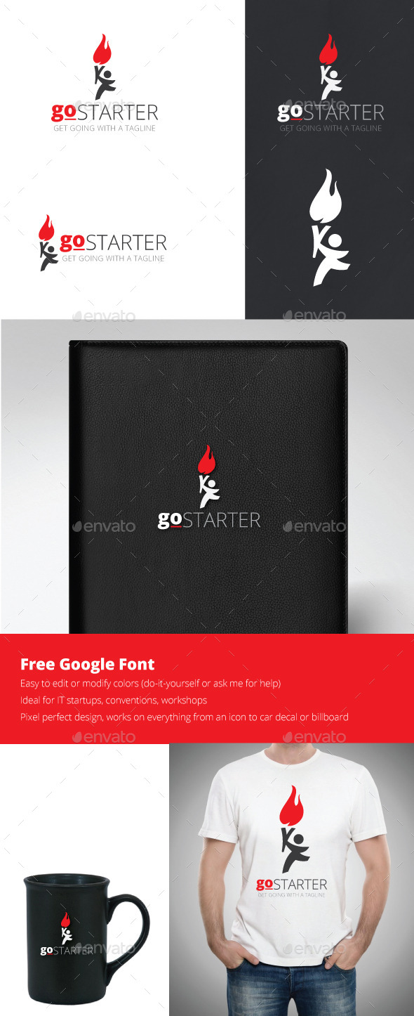 Fire Starter Vector Logo - Humans Logo Templates
