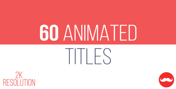 60 Animated Titles - VideoHive 11847376