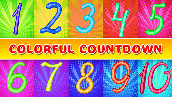 Colorful Countdown - VideoHive 11752615