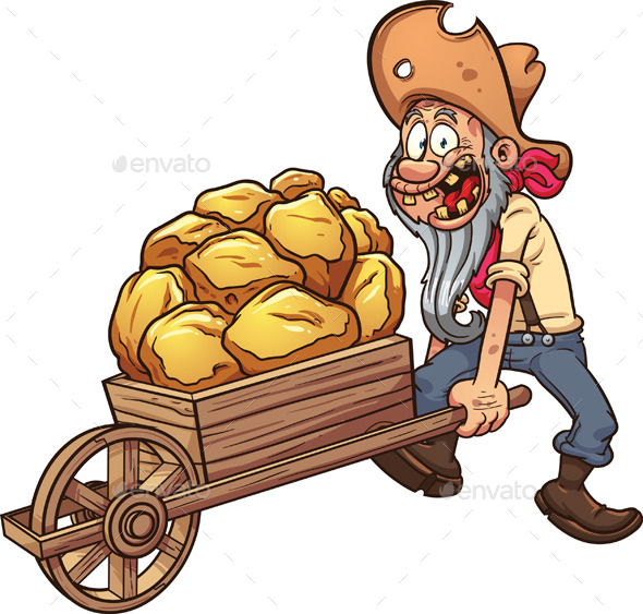 Cartoon Miner - People Characters