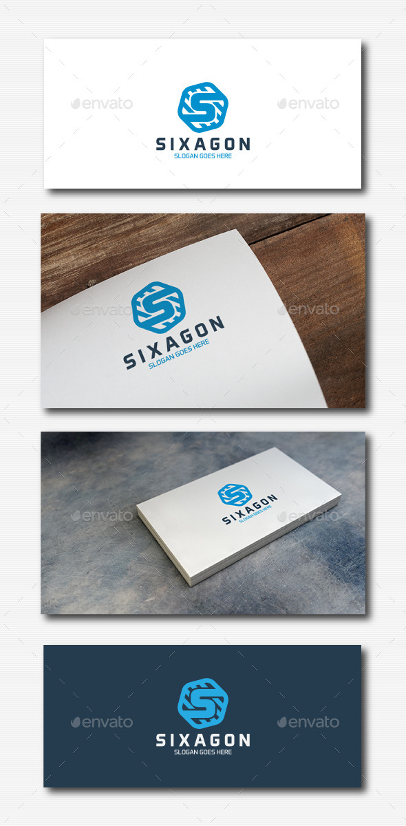 Hexagon Letter S - Letters Logo Templates