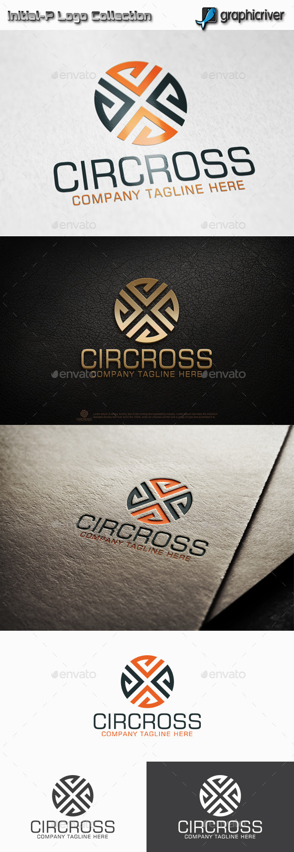 Circross - Circle cross Logo - Abstract Logo Templates