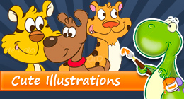 Cute Animals & Illustrations