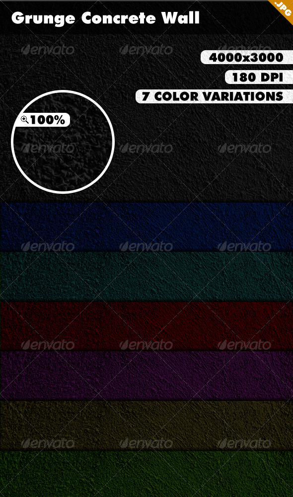 Grunge Concrete Wall - Backgrounds Graphics