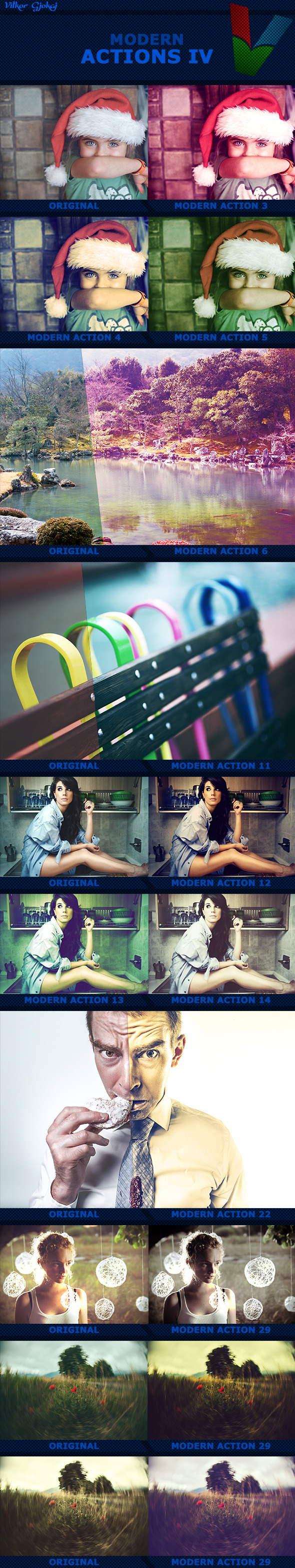 Modern Photoshop Actions IV - Photo Effects Actions