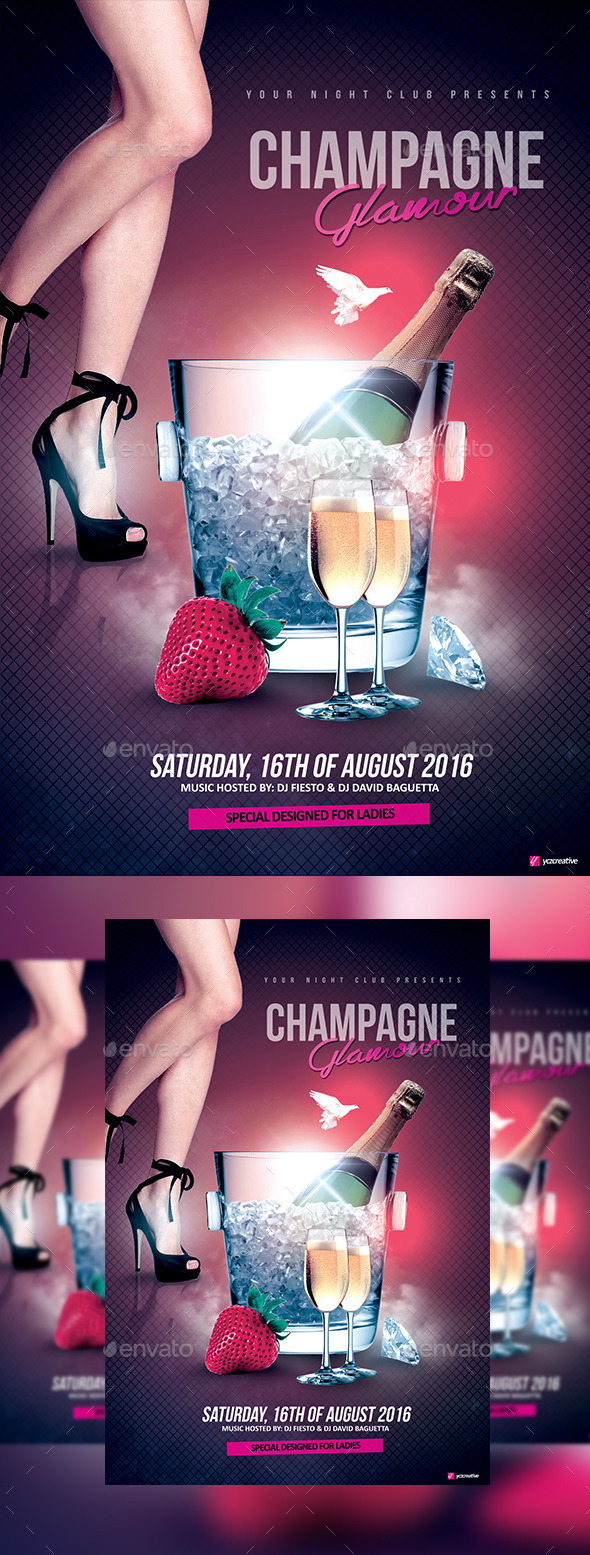 Glamorous Champagne Night - Clubs & Parties Events