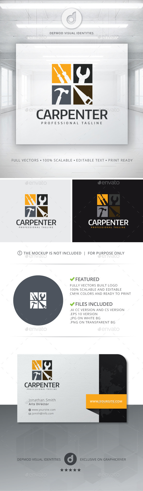 Carpenter Logo - Objects Logo Templates