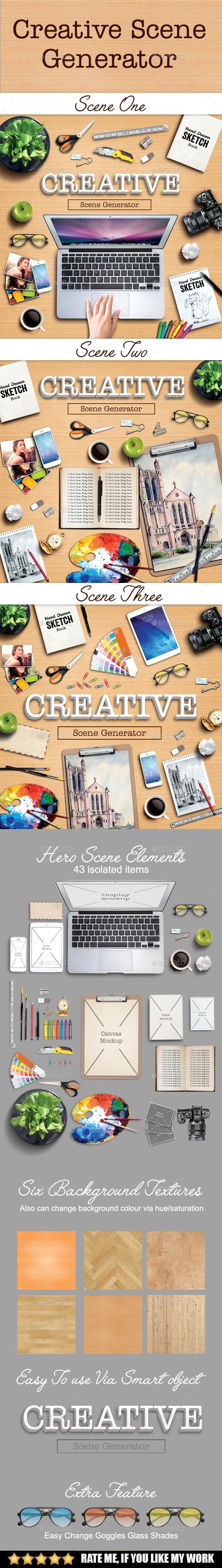 Creative scene generator - Hero Images Graphics