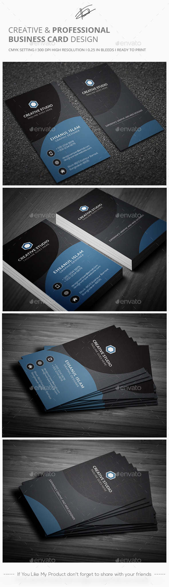 Creative & Professional Business card - Creative Business Cards