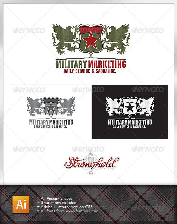 Military Crest 1 Logo - Crests Logo Templates