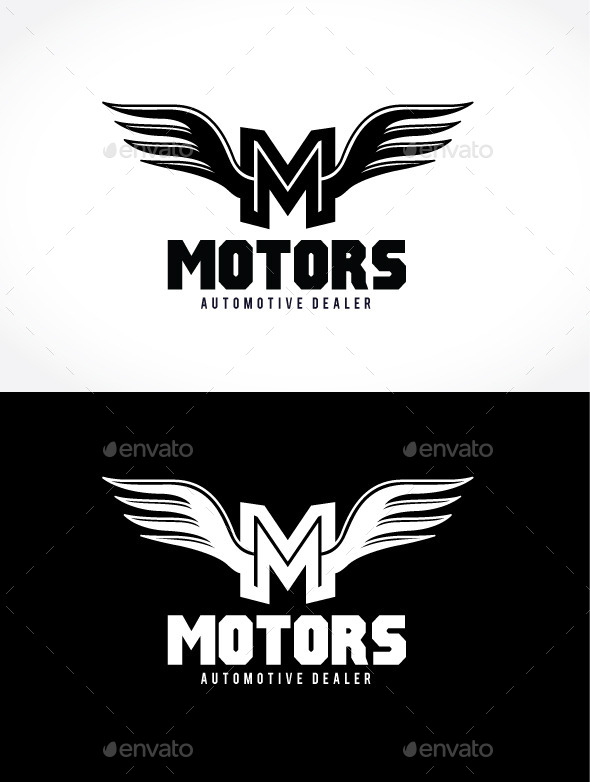 Monster Wing - Letters Logo Templates