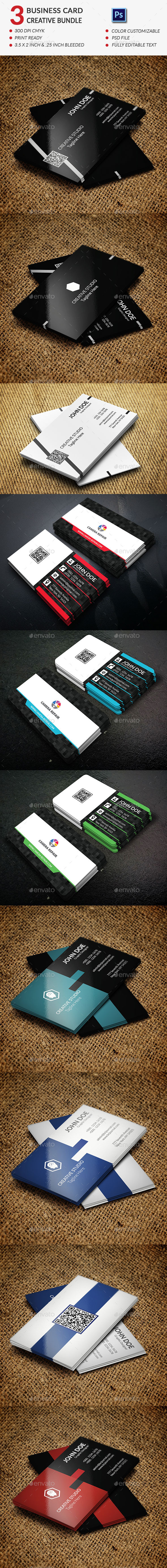 Creative Business Card Bundle - Business Cards Print Templates