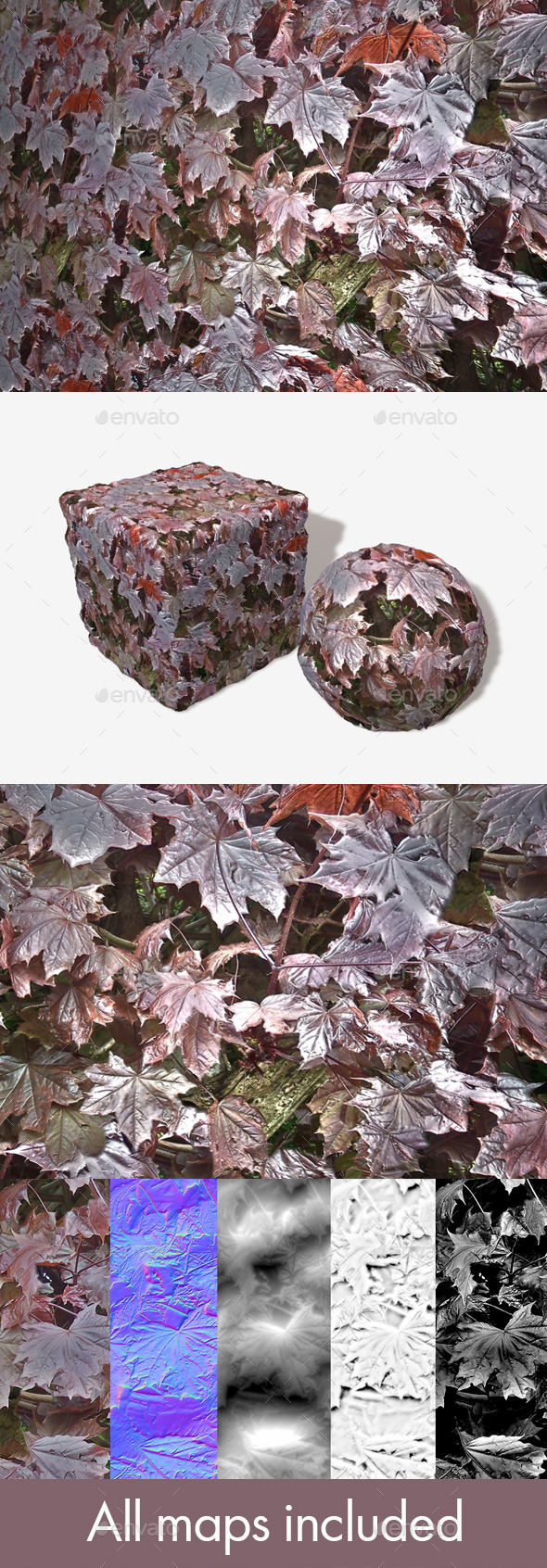 Shiny Leaves Seamless - 3Docean 11860095