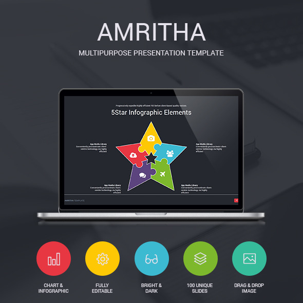 Amritha - Presentation Template - Creative PowerPoint Templates