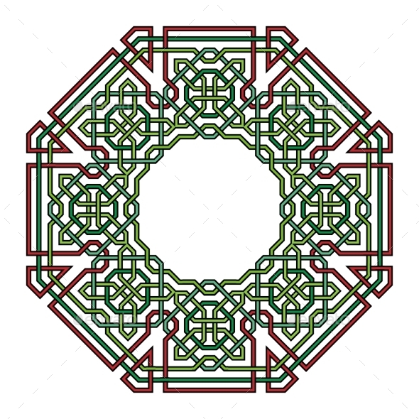 Frame With Tangled Modern Pattern - Borders Decorative