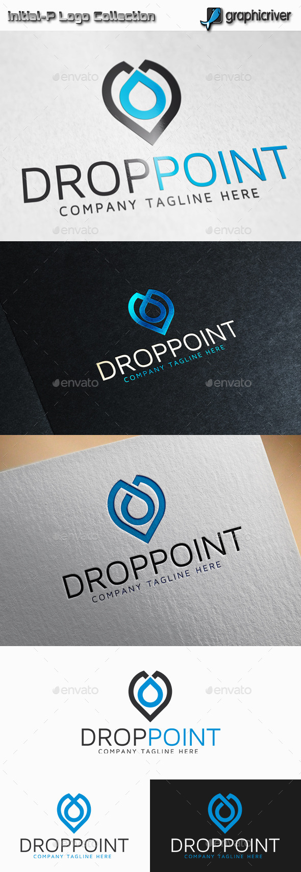 Drop Point Logo - Abstract Logo Templates