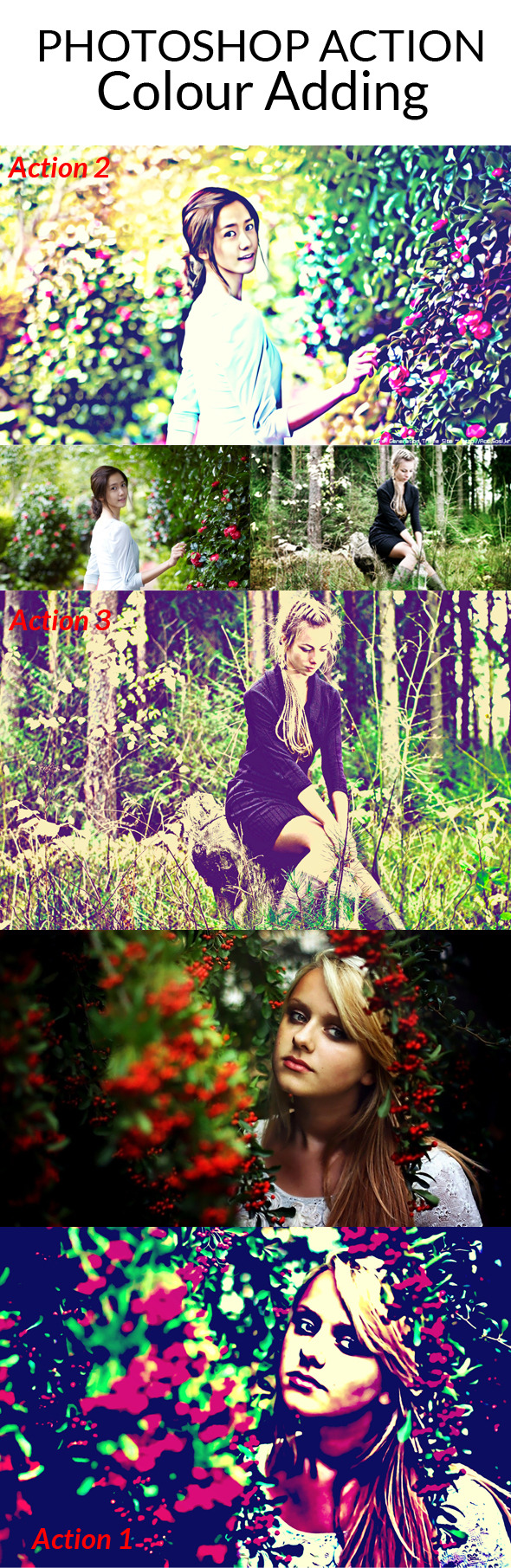 Colour Adding - Photo Effects Actions